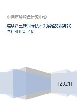 煤结粘土砖国际技术发展趋势与我国行业供给及技术服务开发分析